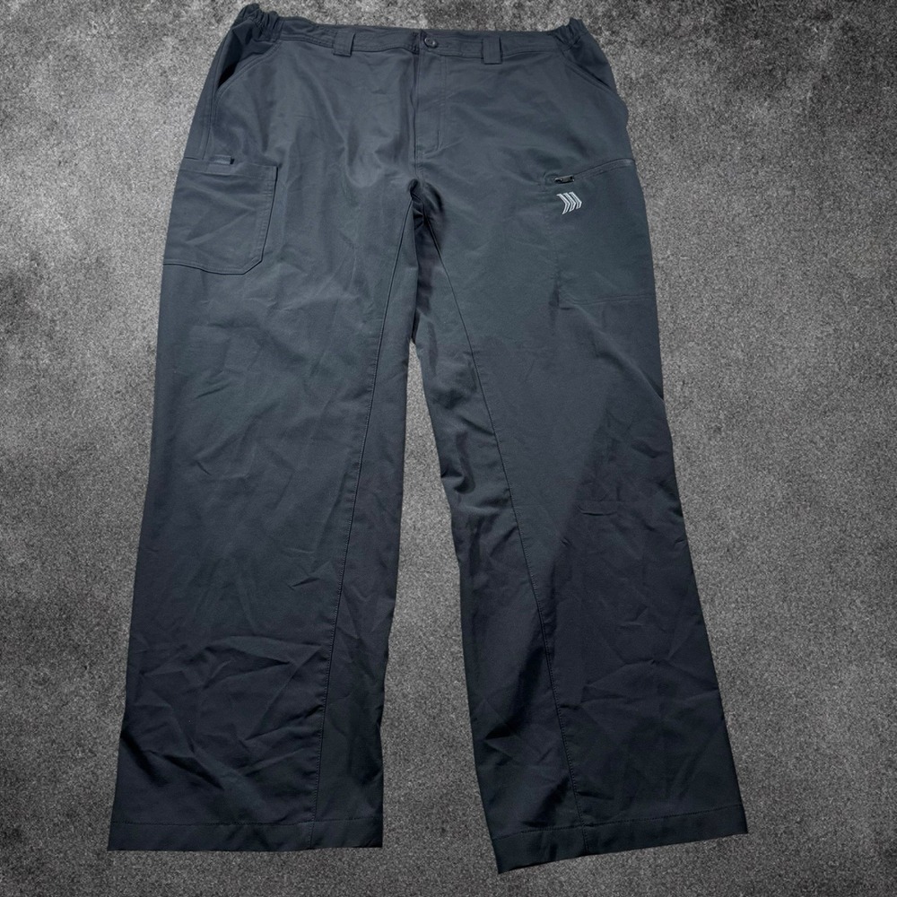 Gillz Submarine Men's XXL Black Performance Fishing Pants Stretch Outdoor Hiking